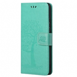 Fodral Xiaomi Redmi Note 11 Pro / 11 Pro 5G Med Kedjar Stringträd Och Ugglor