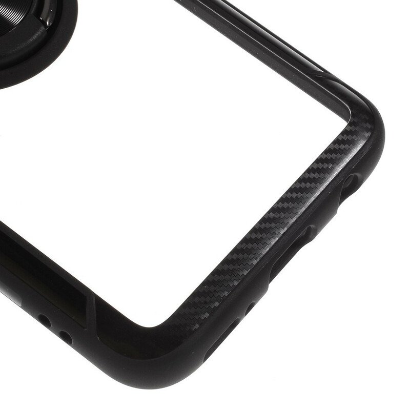 Skal Samsung Galaxy A30 Transparent Med Ring-support