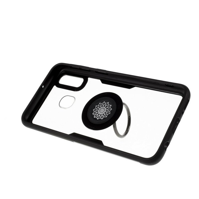 Skal Samsung Galaxy A30 Transparent Med Ring-support