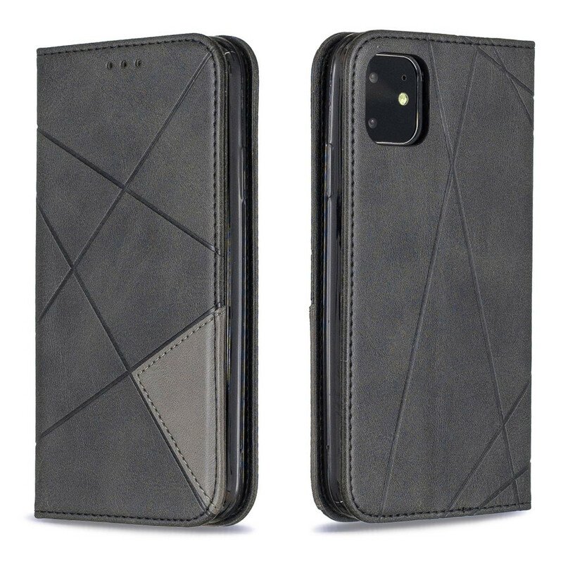Folio-fodral iPhone 11 Läderfodral Artist Stil