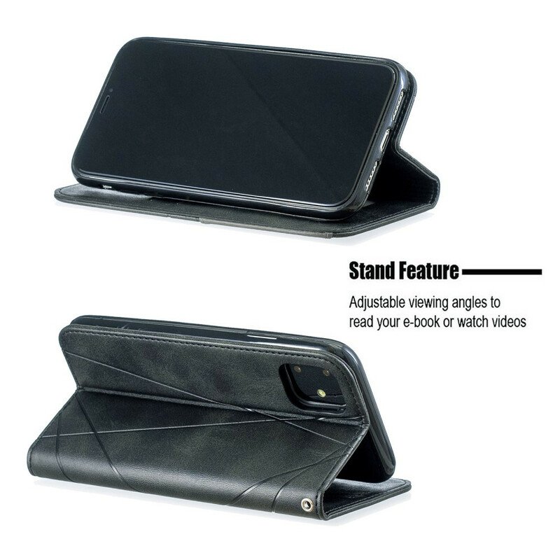 Folio-fodral iPhone 11 Läderfodral Artist Stil