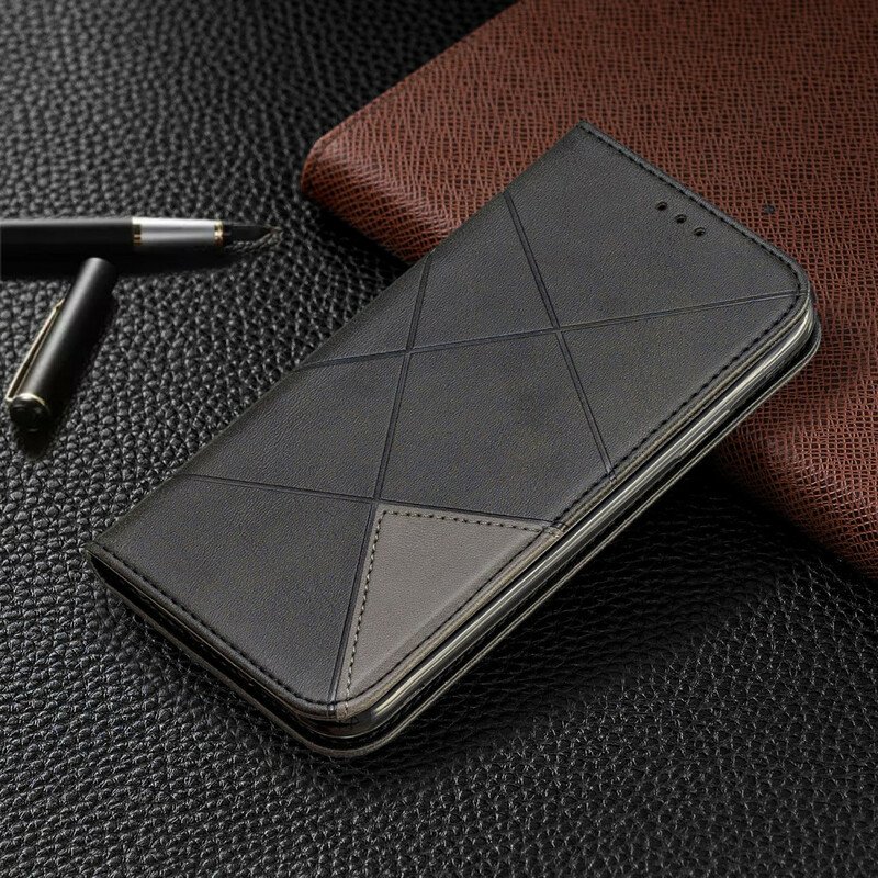 Folio-fodral iPhone 11 Läderfodral Artist Stil