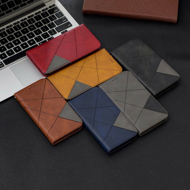 Folio-fodral iPhone 11 Läderfodral Artist Stil