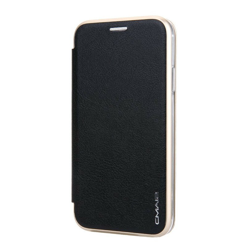 Folio-fodral iPhone 11 Läderfodral Metalliska Kanter I Konstläder