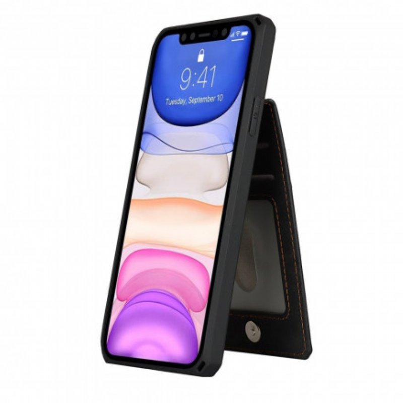Skal iPhone 11 Vertikala Och Horisontella Stödkorthållare