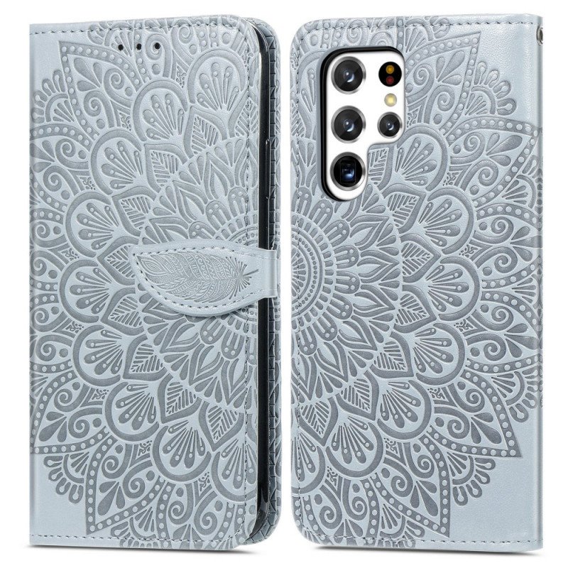 Folio-fodral Samsung Galaxy S22 Ultra 5G Stamblad