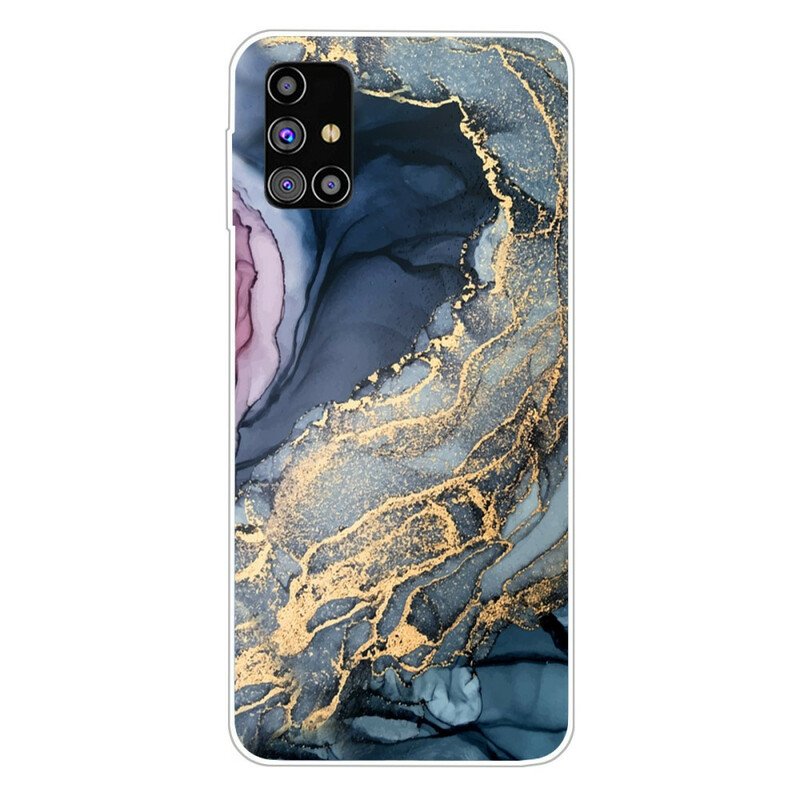 Skal Samsung Galaxy M51 Färgad Marmor