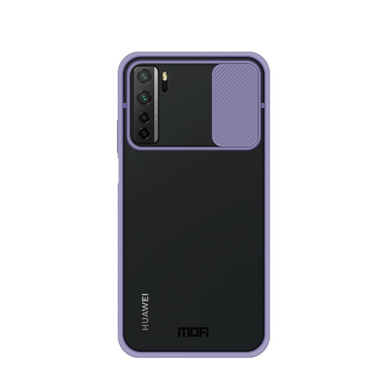 Mobilskal Huawei P40 Lite 5G Camshield Färgade Kanter Mofi