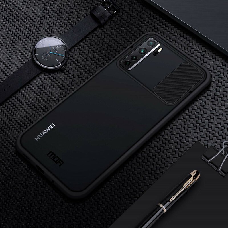 Mobilskal Huawei P40 Lite 5G Camshield Färgade Kanter Mofi