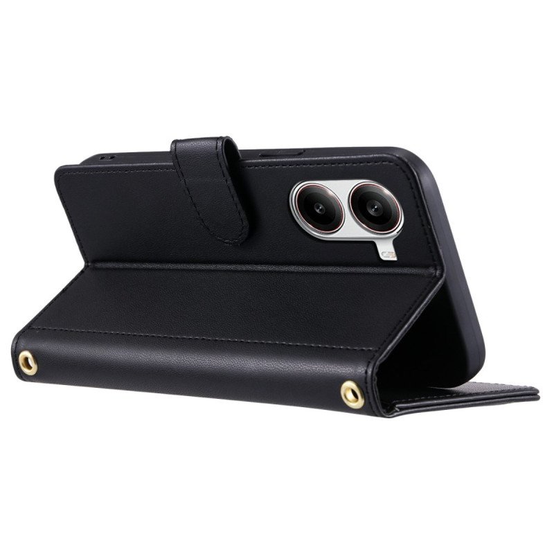 Fodral Poco X7 Pro 5g Quiltad Med Rem