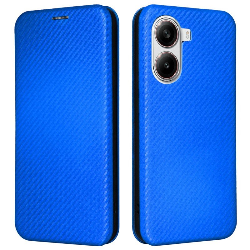 Folio-fodral Poco X7 Pro 5g Kolfiber