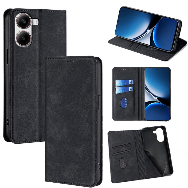 Folio-fodral Poco X7 Pro 5g Telefonfodral Premium Mockaeffekt
