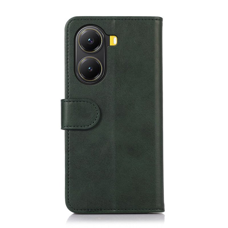 Läderfodral Poco X7 Pro 5g Telefonfodral Lädereffekt