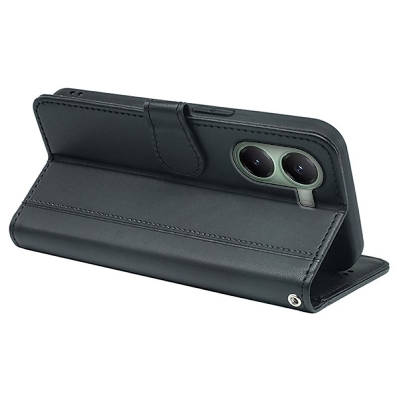 Läderfodral Poco X7 Pro 5g Telefonfodral Premium Med Rem