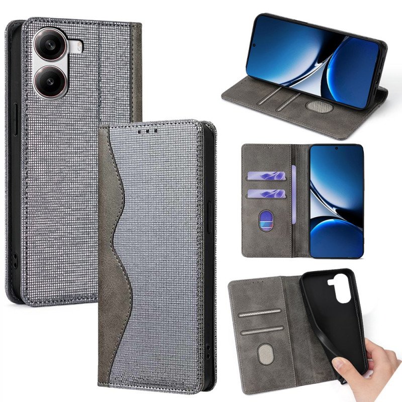 Läderfodral Poco X7 Pro 5g Telefonfodral Vågmönster