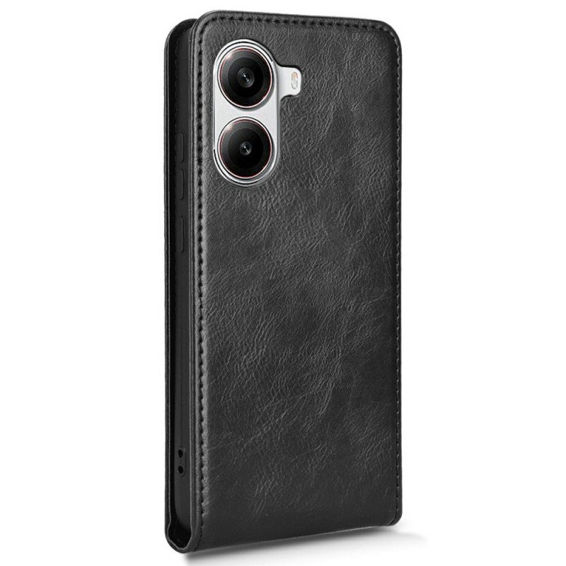 Läderfodral Poco X7 Pro 5g Telefonfodral Vertikal Flikdesign