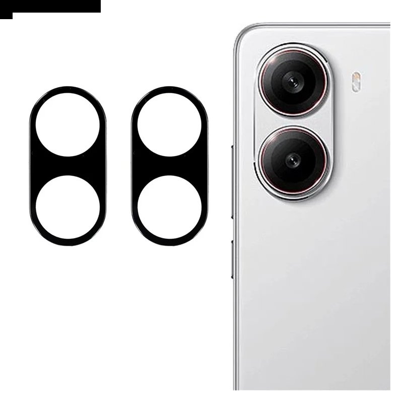 Linsskydd I Härdat Glas För Poco X7 Pro 5g (svart Version)