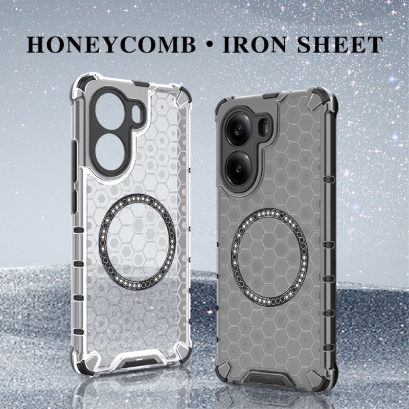 Skal Poco X7 Pro 5g Telefonfodral Magsafe-kompatibel Med Honungskakamönster