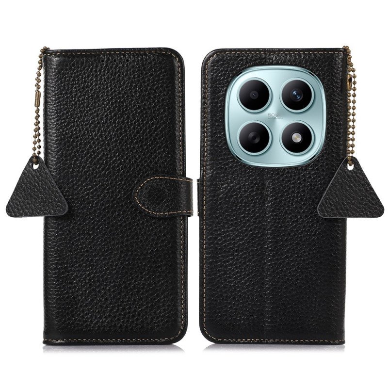 Fodral För Xiaomi Redmi Note 15 5g Rfid-blockerande Läder