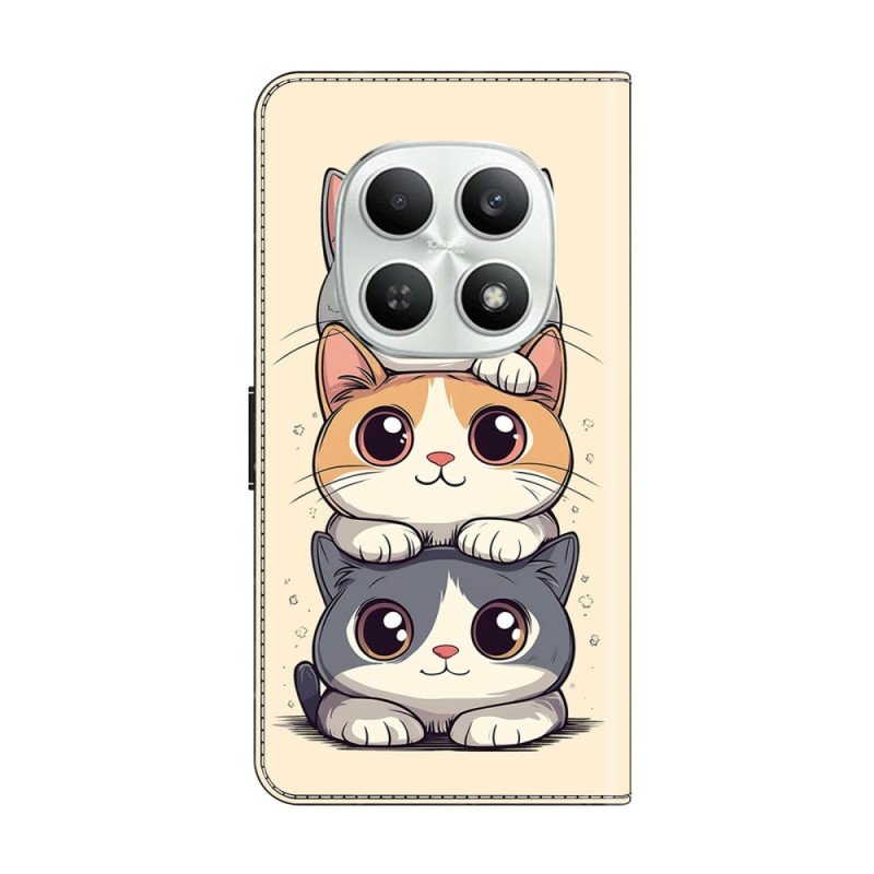 Fodral För Xiaomi Redmi Note 15 5g Staplade Katter