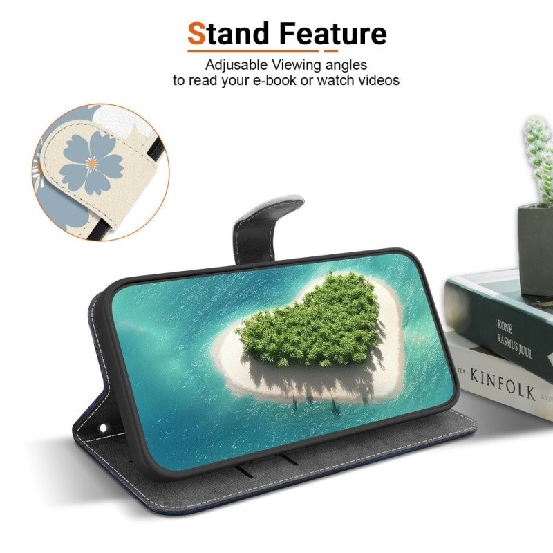 Fodral Xiaomi Redmi Note 15 5g Blå Prästkragar