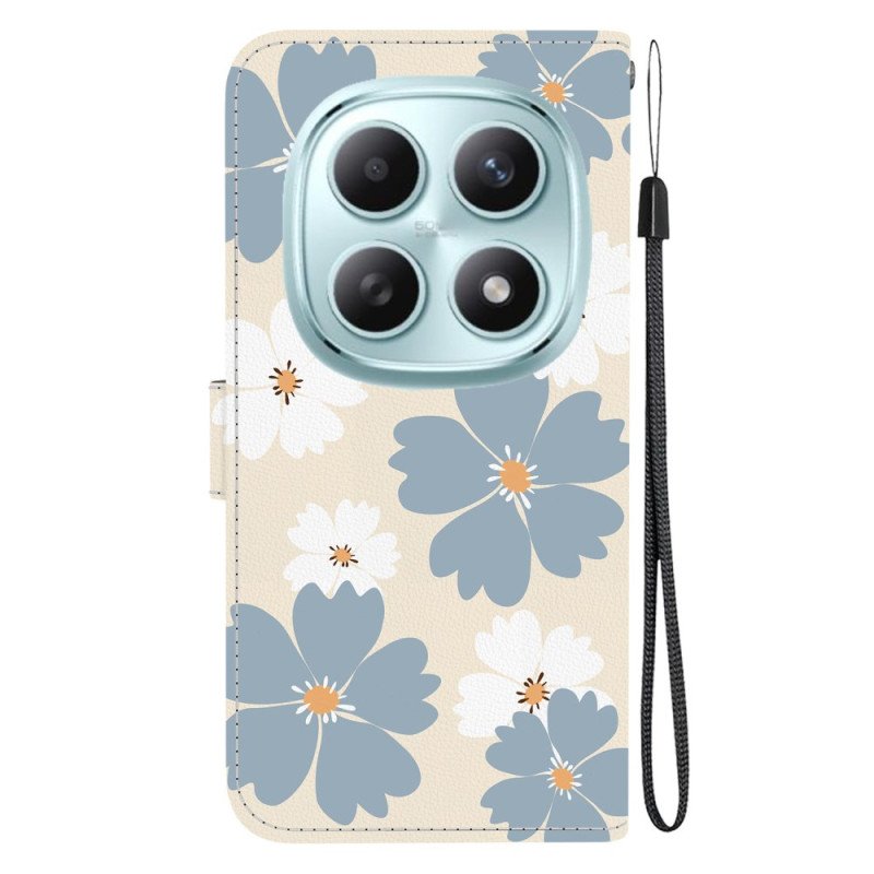 Fodral Xiaomi Redmi Note 15 5g Blå Prästkragar