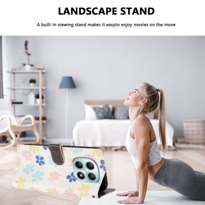 Fodral Xiaomi Redmi Note 15 5g Färgglada Blommor