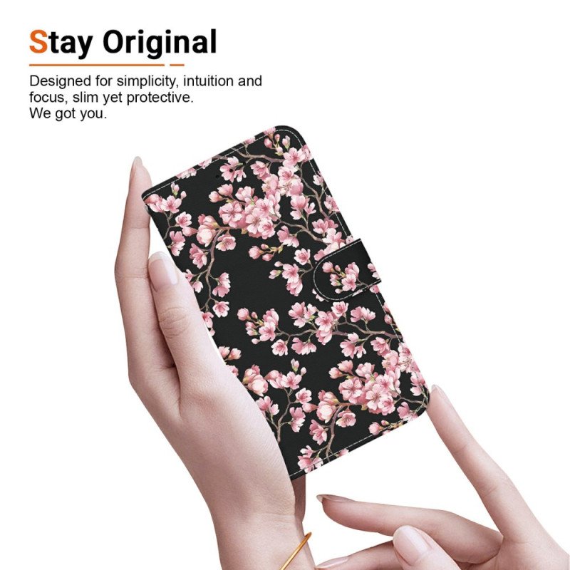 Fodral Xiaomi Redmi Note 15 5g Plommonblommor