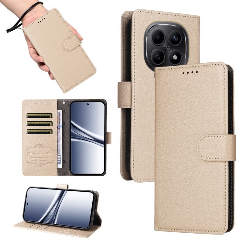 Fodral Xiaomi Redmi Note 15 5g Rfid-blockering Och Rem