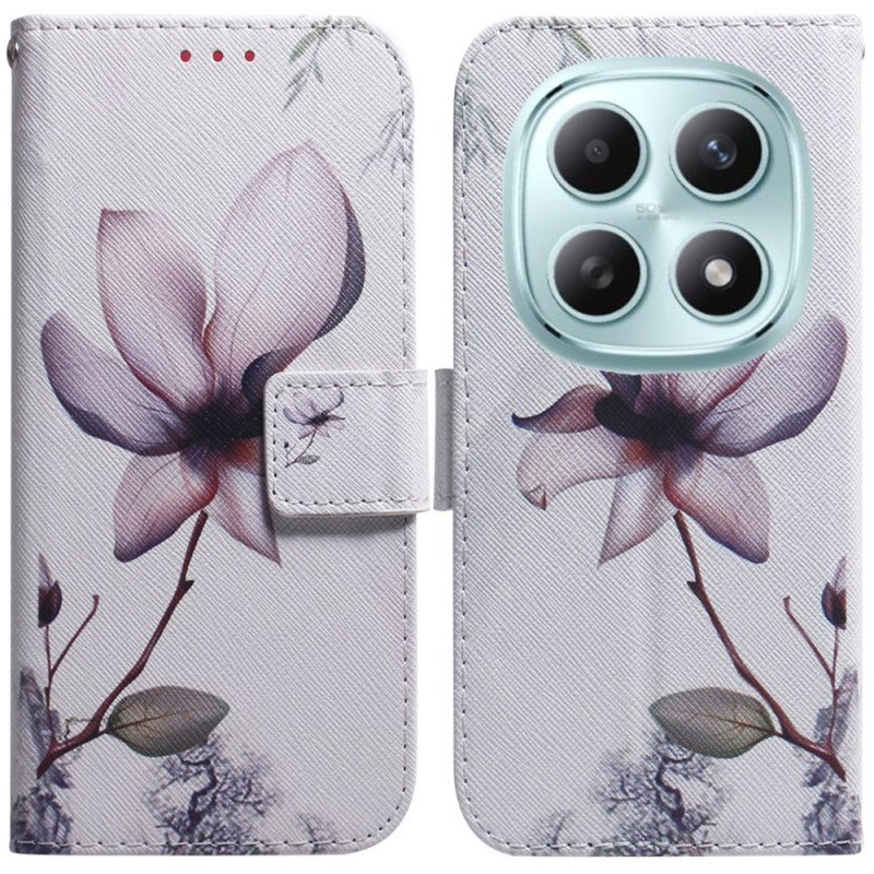 Fodral Xiaomi Redmi Note 15 5g Rosa Blomma