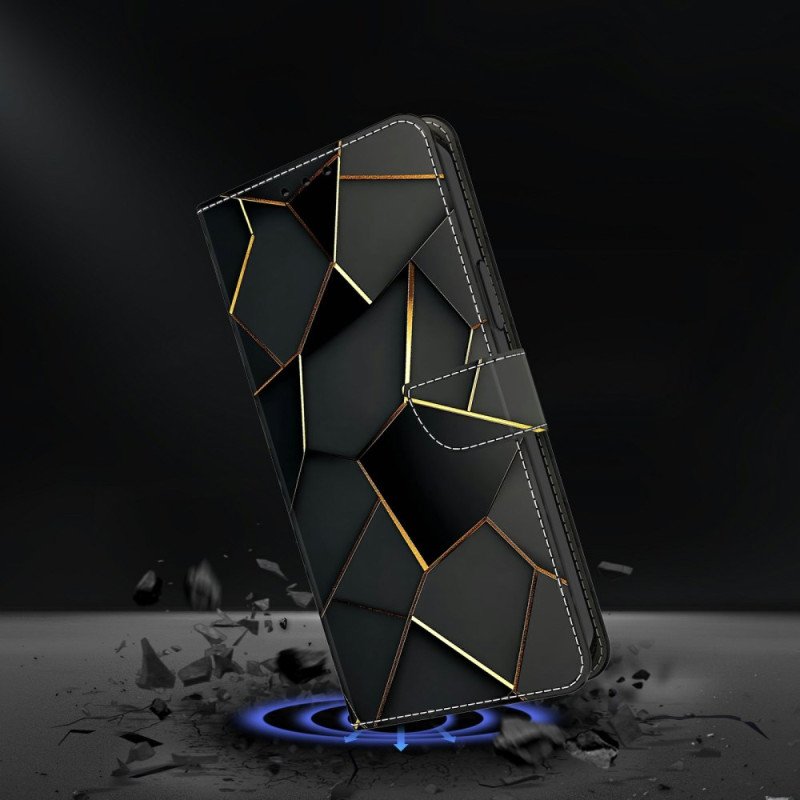 Fodral Xiaomi Redmi Note 15 5g Svart Och Guldmönster