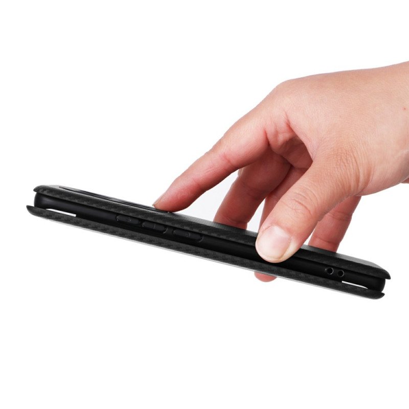 Folio-fodral Xiaomi Redmi Note 15 5g Stötsäker Kolfiberstruktur