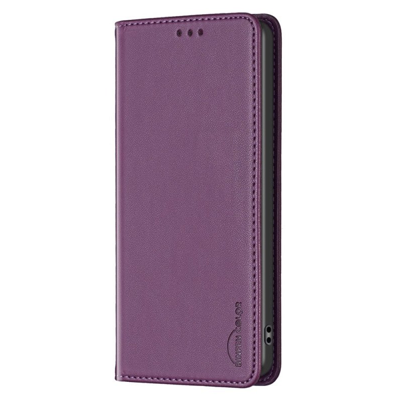 Folio-fodral Xiaomi Redmi Note 15 5g Telefonfodral Binfen Färg Lädereffekt
