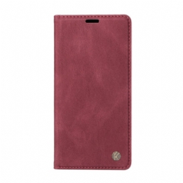 Folio-fodral Xiaomi Redmi Note 15 5g Yikatu Mockaeffekt