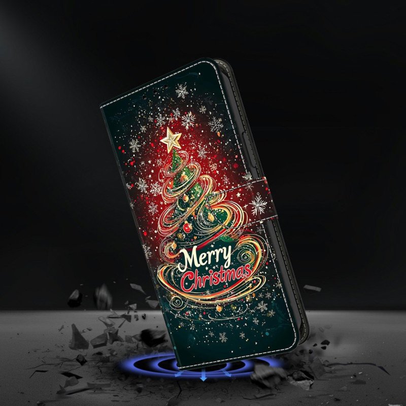 Läderfodral Xiaomi Redmi Note 15 5g Telefonfodral Julgran