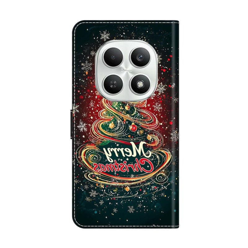 Läderfodral Xiaomi Redmi Note 15 5g Telefonfodral Julgran