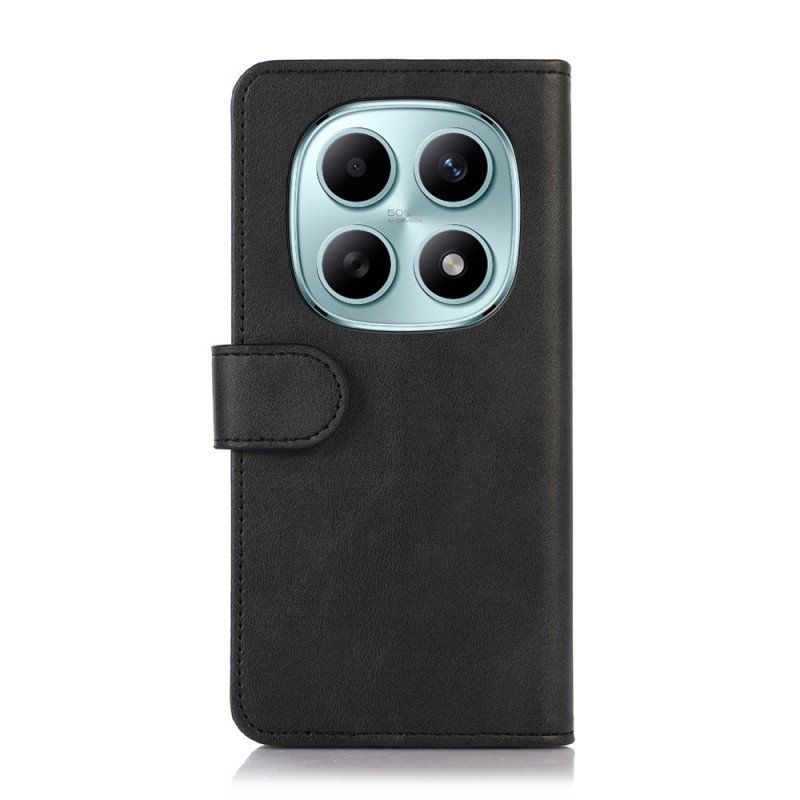 Läderfodral Xiaomi Redmi Note 15 5g Telefonfodral Lädereffekt