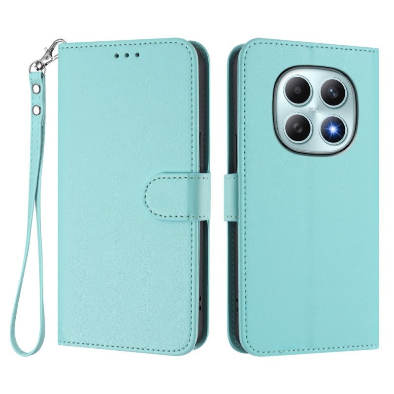 Läderskal Fodral Xiaomi Redmi Note 15 5g Konstläder