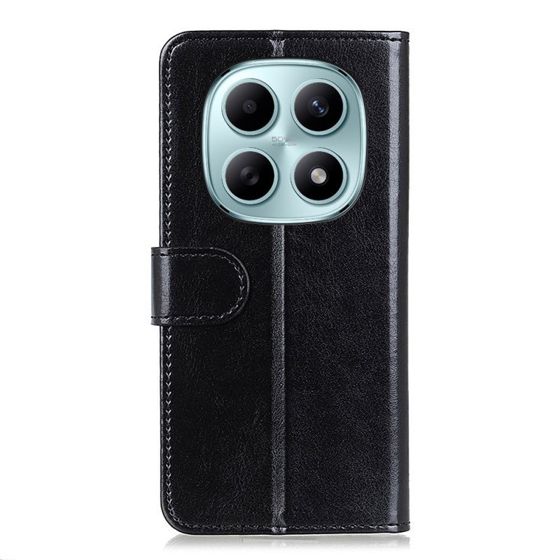 Läderskal Fodral Xiaomi Redmi Note 15 5g Lackläder