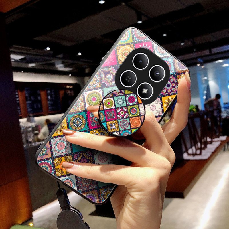 Skal Xiaomi Redmi Note 15 5g Patchwork-stativ Och Rem