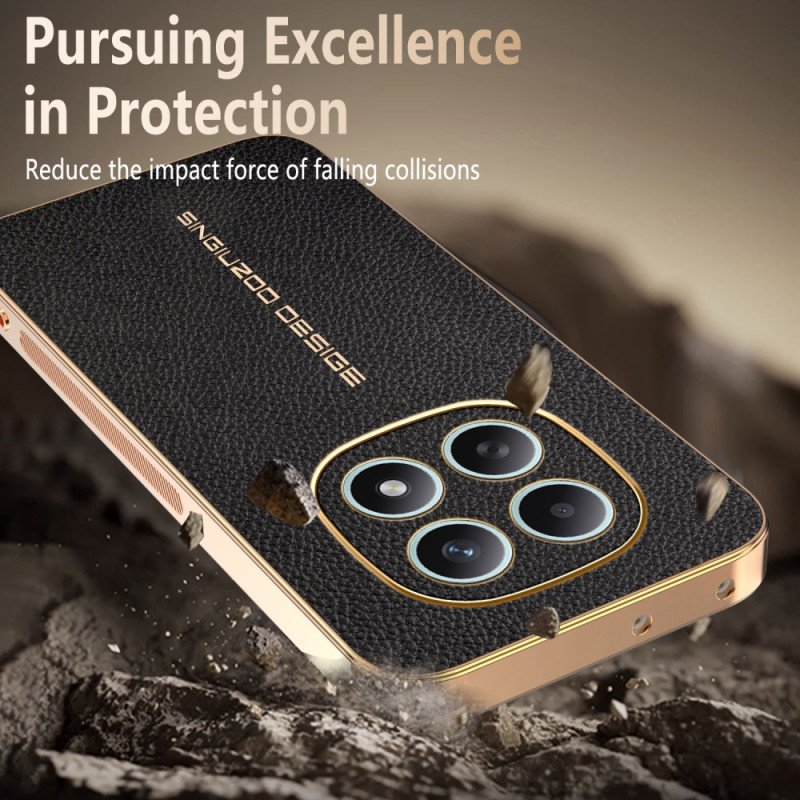 Skal Xiaomi Redmi Note 15 5g Telefonfodral Reptålig Litchistruktur