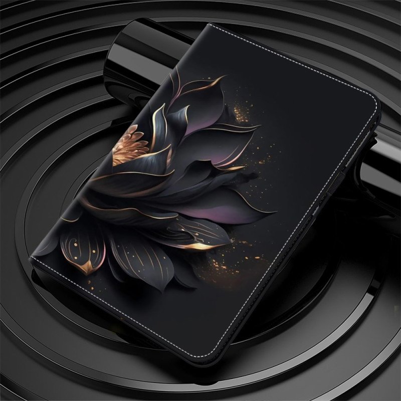 Fodral För iPad (2025) Svart Ros