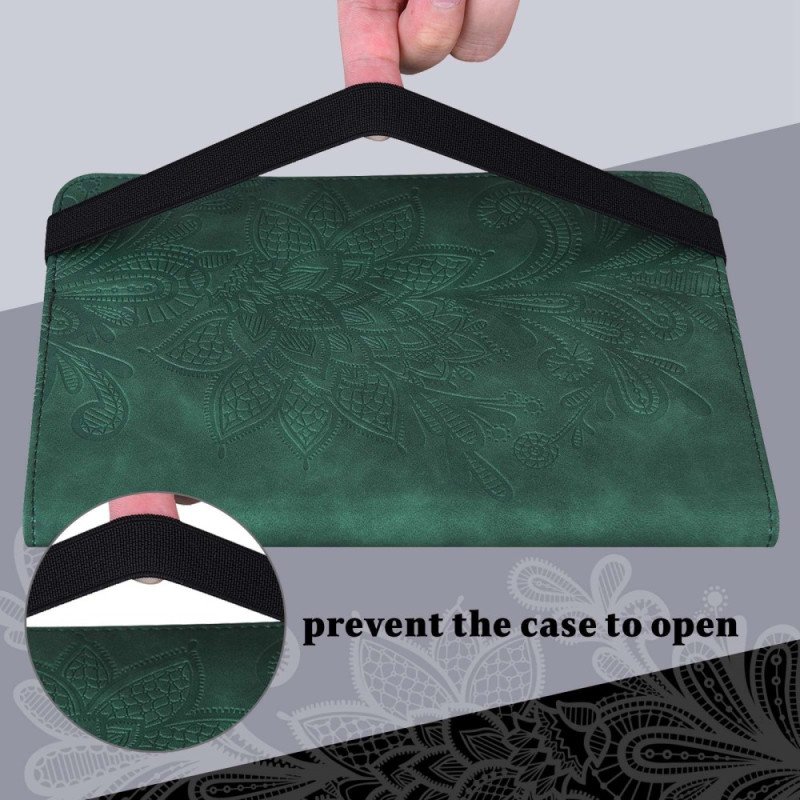 Fodral iPad (2025) Mandalablomma