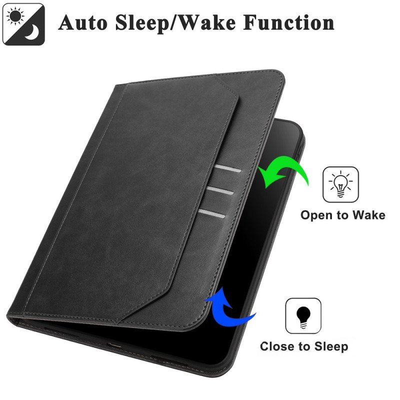 Fodral iPad (2025) Plånboks- Och Handsfree-stativ