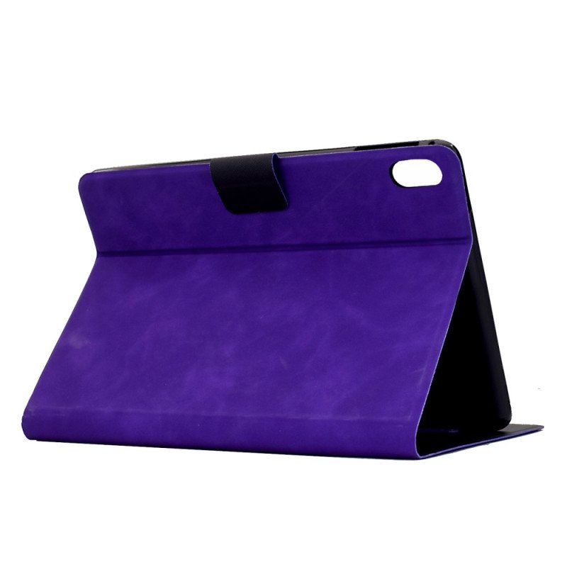 Fodral iPad (2025) Retro Lädereffekt