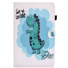 Fodral iPad (2025) Söt Dinosaurie