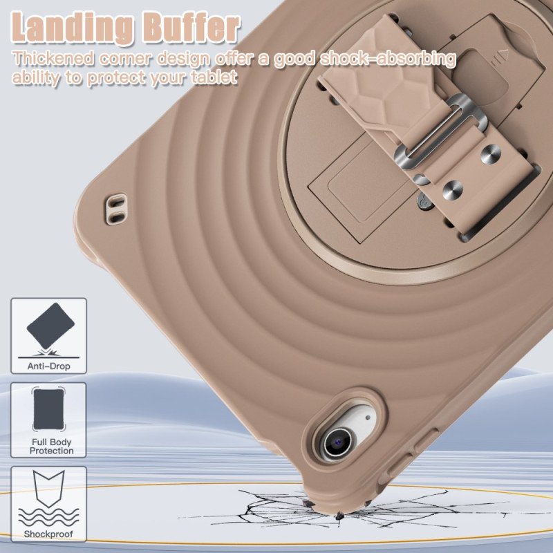 Skal För iPad (2025) 360-graders Roterande Stativ Och Axelrem