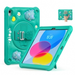 Skal För iPad (2025) Handtag Och Stativ För Barndinosaurier