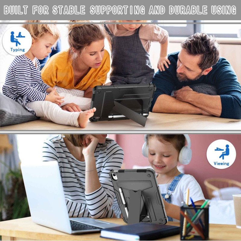 Skal För iPad (2025) Hopfällbart T-stativ