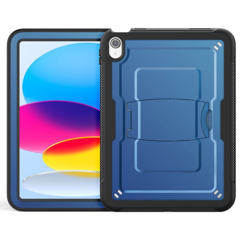 Skal För iPad (2025) Integrerat Stativ Och Rem